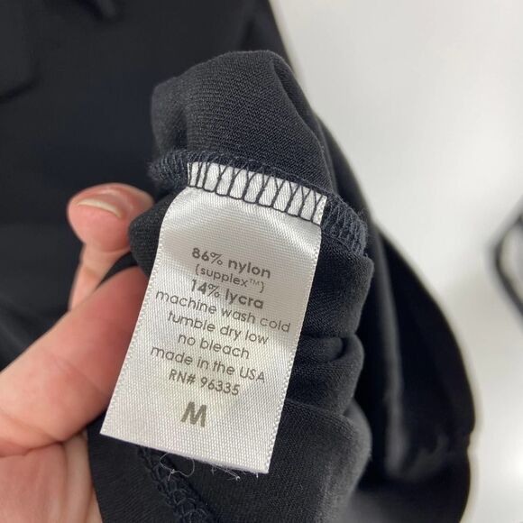 Susana Monaco Black Tamra Ruffle One Shoulder Tank Dress womens M - Picture 4 of 8